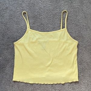 Forever 21 Yellow Tank Top